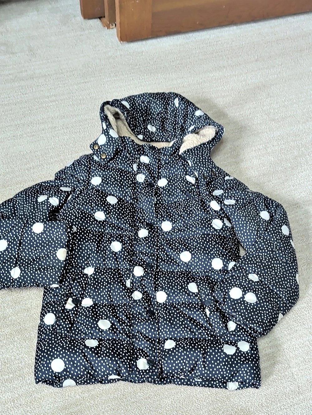 Joules Kids' Polka Dot Puffer
